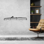 Dart Convertible 1969 Classic Silhouette Metal Wall Art