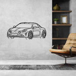 A110 Angle Silhouette Metal Wall Art