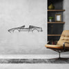 308 GTS 1978 Classic Silhouette Metal Wall Art
