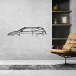 Scirocco 2008 Classic Silhouette Metal Wall Art