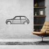 5 Alpine Turbo 1983 Detailed Silhouette Metal Wall Art