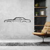 Cougar 1969 Classic Silhouette Metal Wall Art