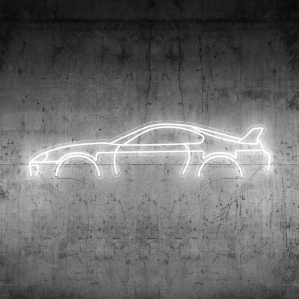 Supra MK4 Neon Silhouette