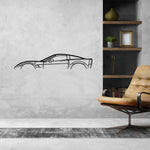 Corvette c6 ZR1 Classic Silhouette Metal Wall Art