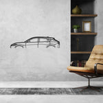 Mustang Mach-E 2021 Classic Silhouette Metal Wall Art