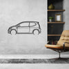 Up GTI 2019 Detailed Silhouette Metal Wall Art