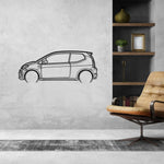 Up GTI 2019 Detailed Silhouette Metal Wall Art