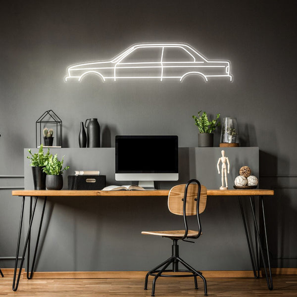 E30 Neon Silhouette