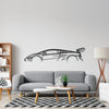 Gallardo Super Trofeo Classic Silhouette Metal Wall Art