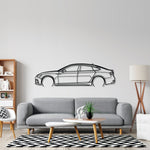 RS5 Sportback Mk2 Detailed Silhouette Metal Wall Art