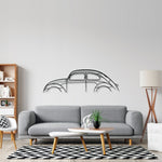Beetle Classic Silhouette Metal Wall Art