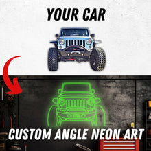 Your Custom Angle Neon Silhouette Service