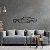Mustang 1967 Detailed Silhouette Metal Wall Art