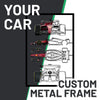 Your Custom Frame Car Metal Wall Art Service