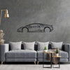 Huracan Detailed Silhouette Metal Wall Art