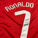 2007-08 - MAN UTD LOCAL MANGA LARGA | RETRO