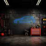 Civic 1998 Hatch Neon Silhouette