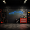 Focus RS Neon Silhouette
