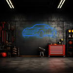 MX5 Angle Neon Silhouette