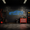Mustang 2024 Neon Silhouette