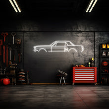 Mustang 1967 Coupe Neon Silhouette