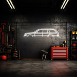 W124 Wagon Neon Silhouette