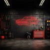 Chevelle 1967 Angle Neon Silhouette