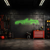 Spider Abarth Neon Silhouette
