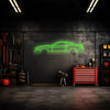 Mustang GT500 2013 Neon Silhouette