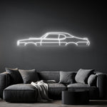 GTO 1969 Neon Silhouette