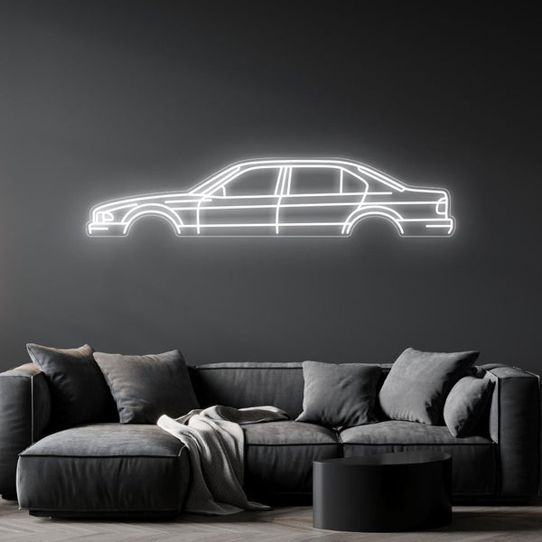 E38 Neon Silhouette