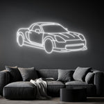 MR2 2002 Angle Neon Silhouette