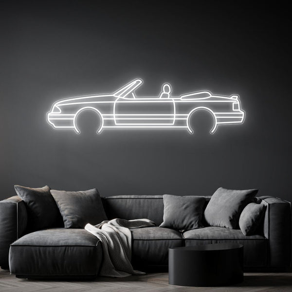 Mustang 1989 Cabrio Neon Silhouette