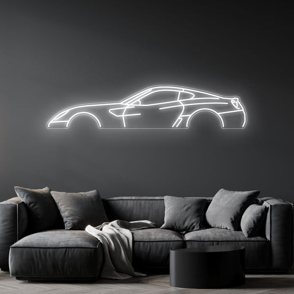 599 GTB Neon Silhouette