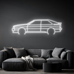 Quattro 1990 Neon Silhouette