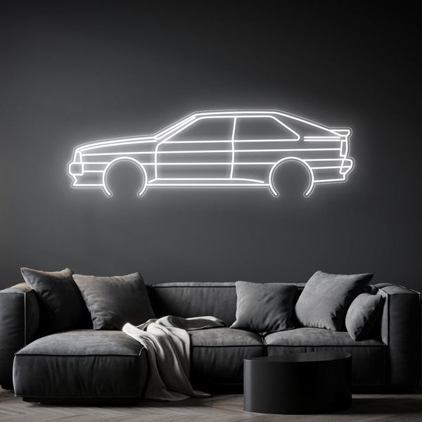 Quattro 1990 Neon Silhouette