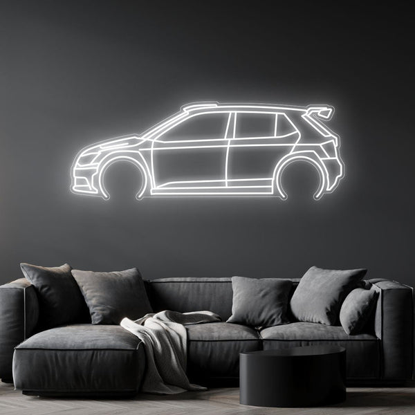 Fabia R5 Neon Silhouette