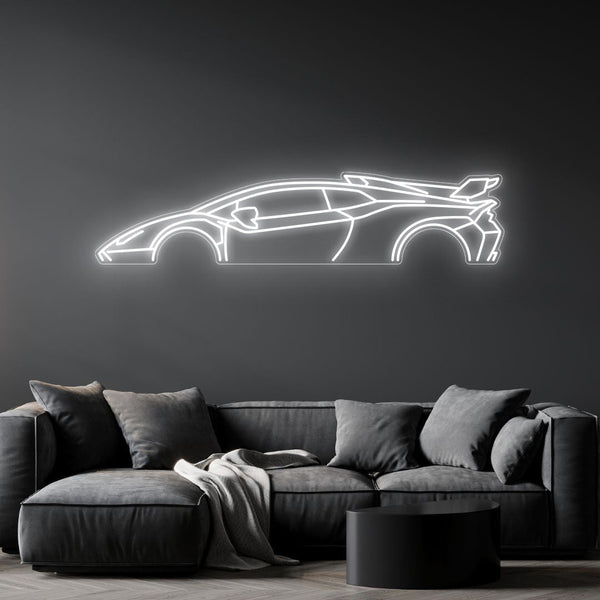 Huracan STO Neon Silhouette