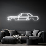 Mustang 1967 Coupe Neon Silhouette