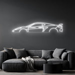 Corvette C8 Z06 Neon Silhouette