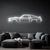 Mustang Fastback 1969 Neon Silhouette
