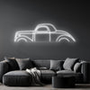 Coupe 1936 Neon Silhouette