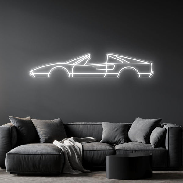 308 GTS Neon Silhouette