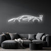 488 Race Neon Silhouette