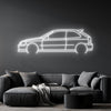 Civic 1998 Hatch Neon Silhouette