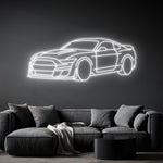 Mustang Shelby GT500 Angle Neon Silhouette