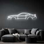 Mustang GT500 2013 Neon Silhouette