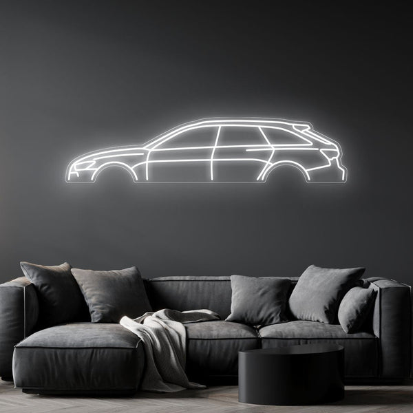 RS6 2021 Neon Silhouette