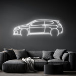 Scirocco R 2016 Neon Silhouette