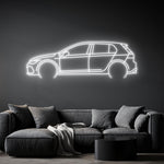 Golf 8 Neon Silhouette